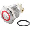 TRU COMPONENTS TC-GQ16F-10E/L/R/12V/S, TC-7494688 tlačítko antivandal, 16 mm, 48 V/DC, 2 A, 1 ks