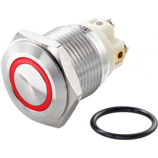 TRU COMPONENTS TC-GQ16F-10E/L/R/12V/S, TC-7494688 tlačítko antivandal, 16 mm, 48 V/DC, 2 A, 1 ks