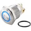 TRU COMPONENTS TC-GQ16F-10E/L/B/12V/S, TC-7494696 tlačítko antivandal, 16 mm, 48 V/DC, 2 A, 1 ks
