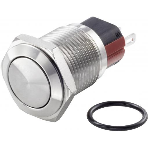 TRU COMPONENTS TC-GQ16-KF-11Z/J/S, TC-7494716 tlačítko antivandal, 16 mm, 48 V/DC, 2 A, 1 ks