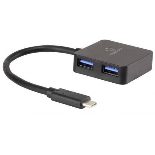 Renkforce RF-3754006 USB Hub 4 porty USB-A USB 3.0 5 GBit/s černá