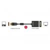 Delock DisplayPort / DVI kabelový adaptér Konektor DisplayPort, DVI-I 24+5pól. zásuvka 0.20 m černá 62599 pozlacené kontakty Kabel DisplayPort