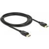 Delock DisplayPort kabel Konektor DisplayPort, Konektor DisplayPort 2.00 m černá 83806 pozlacené kontakty Kabel DisplayPort