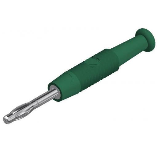 Hirschmann Test & Measurement MSTF 2 gn banánek zástrčka, rovná Ø pin: 2 mm zelená 1 ks