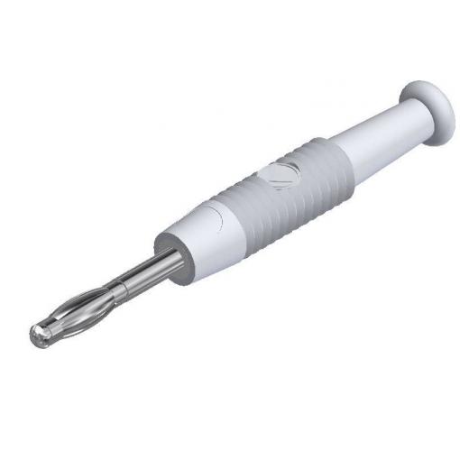 Hirschmann Test & Measurement MSTF 2 ws banánek zástrčka, rovná Ø pin: 2 mm bílá 1 ks