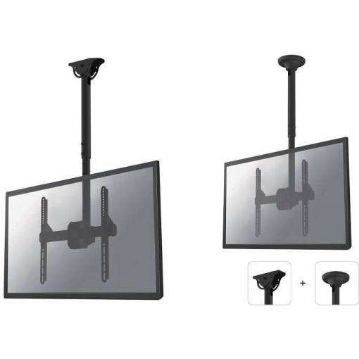 Neomounts NM-C440BLACK TV stropní držák 81,3 cm (32) - 152,4 cm (60) naklápěcí, nakláněcí
