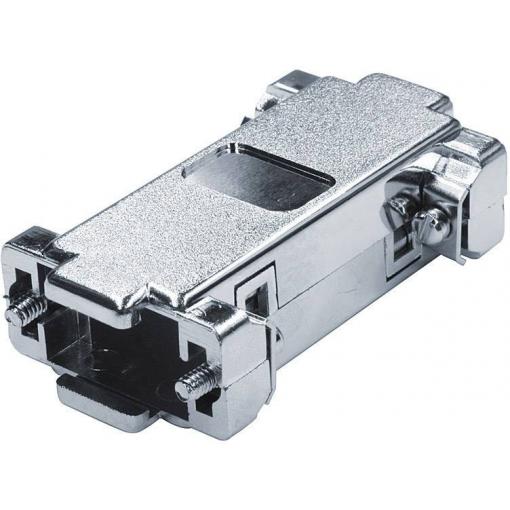 econ connect AG9/9M D-SUB pouzdro adaptéru Pólů: 9 plast, pokovený 180 ° kov 1 ks