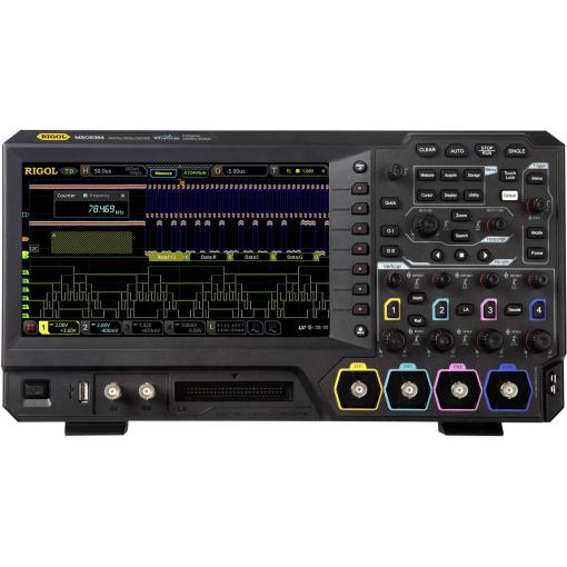 Rigol MSO5204 digitální osciloskop 200 MHz, 8 GSa/s, 100 Mpts, 8 Bit, 1 ks, MSO5204