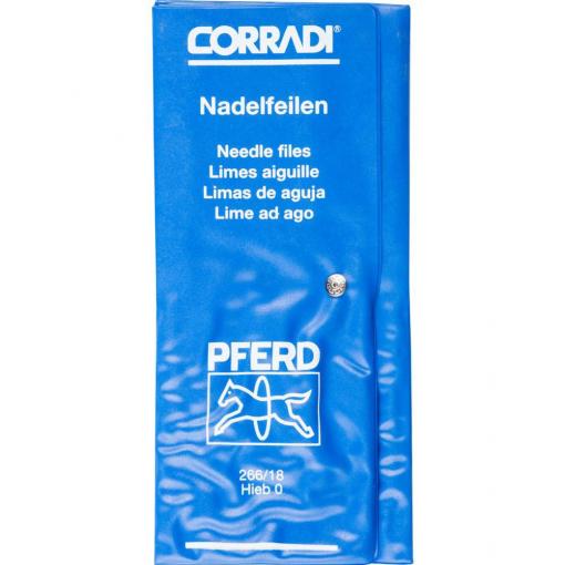 PFERD TOOLS 12315092 Sada jehlových pilníků CORRADI švýcarské síto 0 v PVC svinovací brašně Délka 180 mm 1 ks