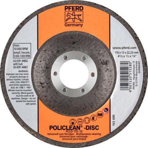 PFERD TOOLS 44692715 POLICLEAN-Disc PCLD 115-13 115 mm 5 ks
