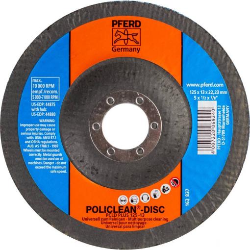PFERD TOOLS 44692726 POLICLEAN-PLUS-Disc PCLD PLUS 125-13 125 mm 5 ks