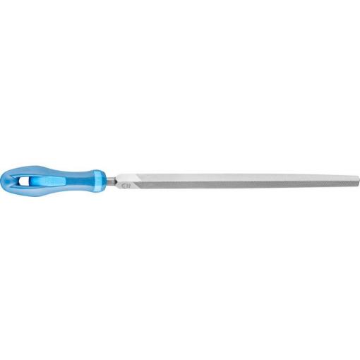 PFERD TOOLS 11211158 Dílenský pilník trojhranný pilník HIEB 3 vč Ergonomická rukojeť Délka 150 mm 1 ks
