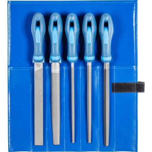 PFERD TOOLS 11800532 Sada dílenských pilníků Hsítko 2 do svinovací PVC tašky Délka 200 mm 1 ks