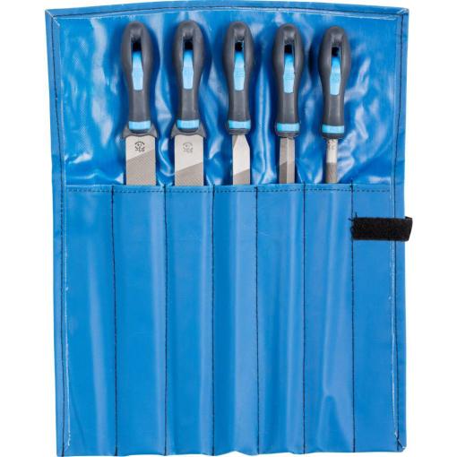 PFERD TOOLS 11800551 Dílenské pilníky-sada drážek 1 v PVC svinovací brašně Délka 300 mm 1 ks