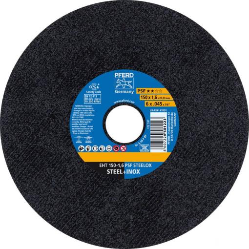 PFERD TOOLS PSF STEELOX 61724121 řezný kotouč rovný 150 mm 25 ks nerezová ocel, ocel