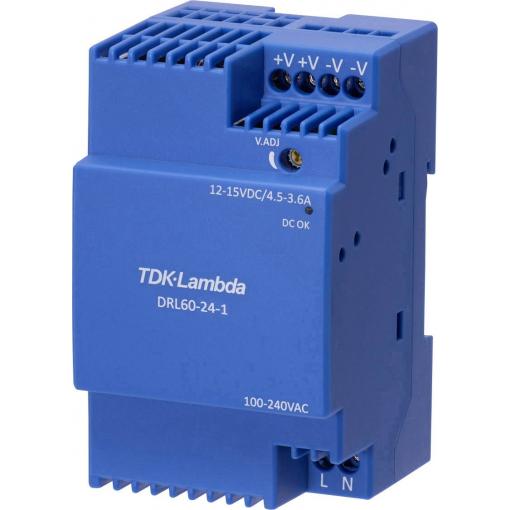 TDK-Lambda DRL60-24-1 síťový zdroj na DIN lištu 24 V 2.5 A 60 W Obsah 1 ks