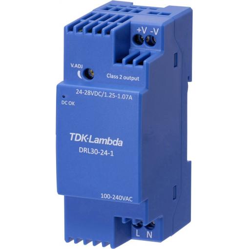 TDK-Lambda DRL30-24-1 síťový zdroj na DIN lištu 24 V 1.25 A 30 W Obsah 1 ks