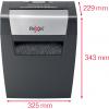 Rexel Momentum X308 skartovačka 8 listů na kousky 5 x 42 mm P-3 15 l Křížový řez sponky do sešívačky, kancelářské sponky