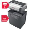 Rexel Momentum X308 skartovačka 8 listů na kousky 5 x 42 mm P-3 15 l Křížový řez sponky do sešívačky, kancelářské sponky