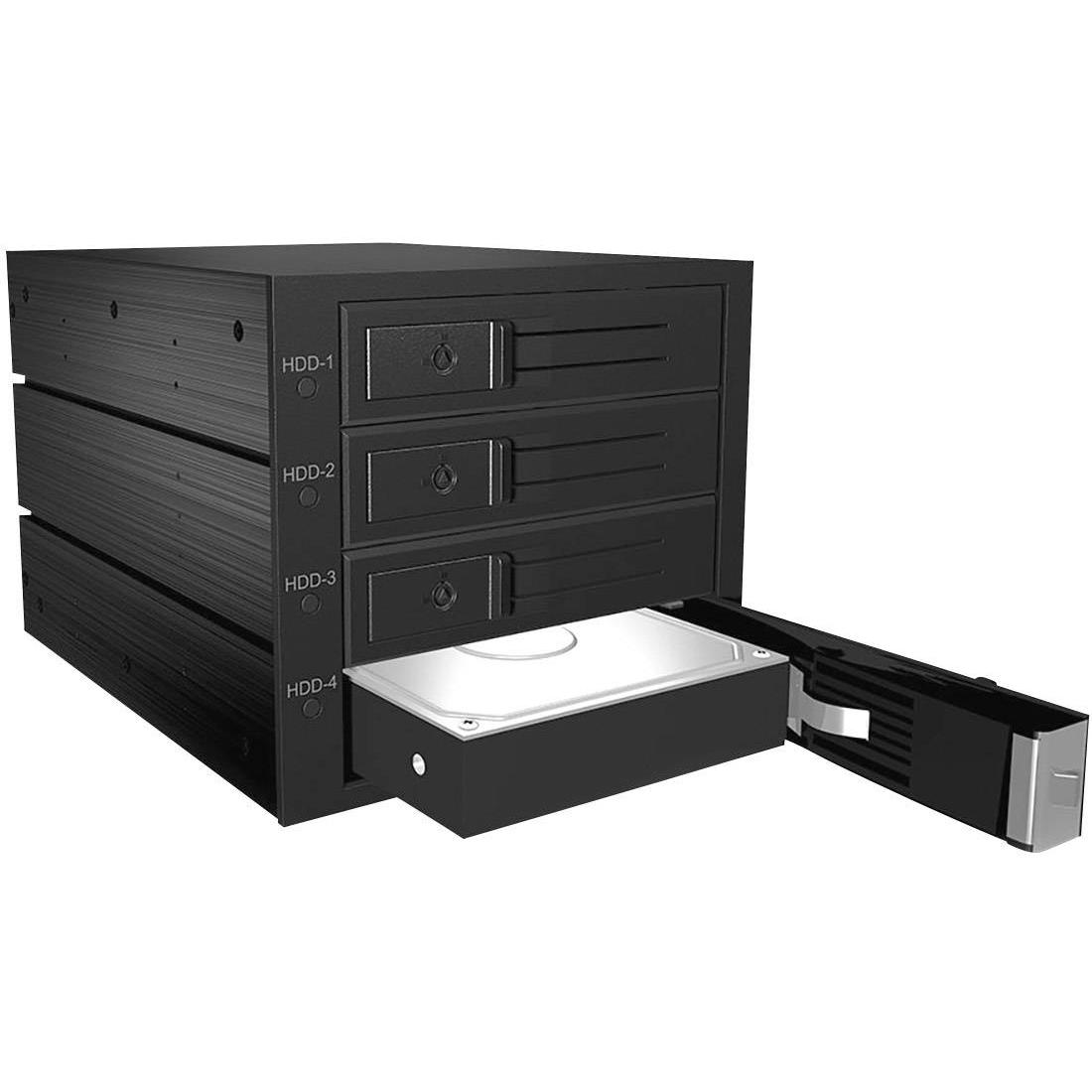 ICY BOX IB-564SSK, Backplane, 4x 3,5 SAS/SATA (I/II/III) HDD in 3x 5,25 ...
