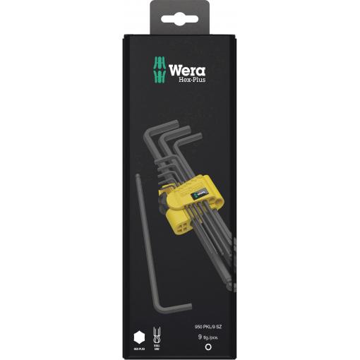 Wera 950/9 sada klíčů 5/64 palec, 3/32 palec, 1/8 palec, 5/32 palec, 3/16 palec, 7/32 palec, 1/4 palec, 5/16 palec, 3/8 palec 9dílná