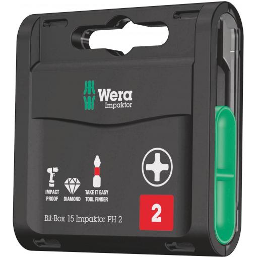 Wera Impaktor 05057752001 sada bitů, 15dílná