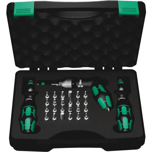 Wera 7445/46/47 sada momentových šroubováků 27dílná 2.5 - 55.0 oz in