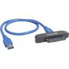 Manhattan Pevné disky/SSD adaptér [1x USB 3.0 zástrčka A - 1x kombinovaná SATA zástrčka 15+7-pólová] Adapter 0.15 m