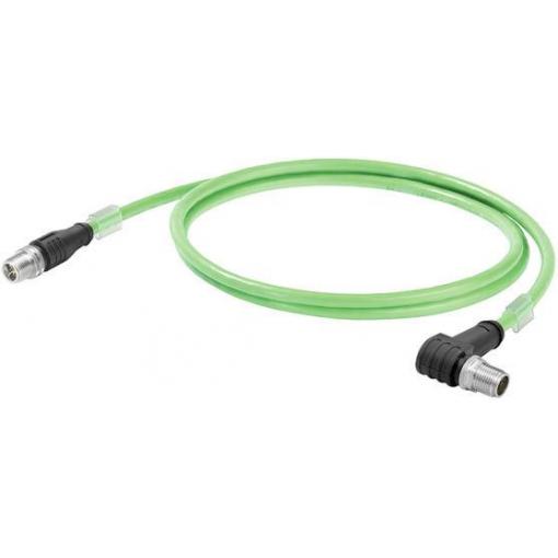 Weidmüller IE-C6EL8UG0015XCSXCA-E datový zástrčkový konektor pro senzory - aktory, 2485580015, piny: 8, 1.50 m, 1 ks