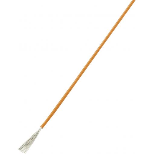 TRU COMPONENTS TC-7572812 lanko/ licna, LiY, 1 x 0.50 mm², oranžová, 10 m
