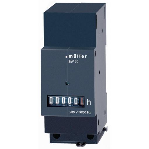 Müller BW 70.29 24V 50-60Hz počítadlo provozních hodin Bubínkové počítadlo