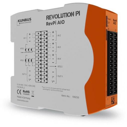 Revolution Pi by Kunbus RevPi AIO PR100250 rozšiřující modul pro PLC 24 V