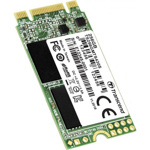 Transcend 430S 256 GB interní SSD disk SATA M.2 2242 M.2 SATA 6 Gb/s Retail TS256GMTS430S