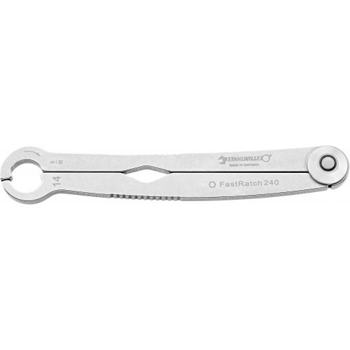 Stahlwille 41101313 240 13-1/2 ráčnový jednostranný uzavřený klíč 1 ks Délka klíče (cm) (jen pro nadpis) 13 mm
