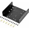 Renkforce držák DIN-Rail Vhodné pro (vývojové sady): Raspberry Pi®, Arduino, Banana Pi včetně montáže na lištu černá