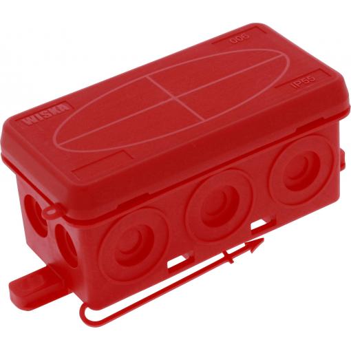 Wiska 10109582 rozbočovací krabice (d x š x v) 86 x 44 x 41 mm červená IP55 1 ks