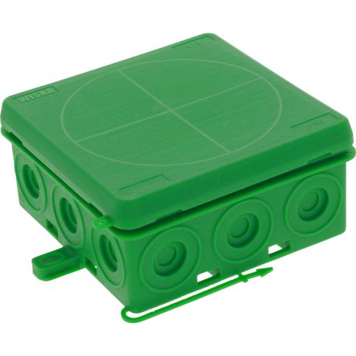 Wiska 10109593 rozbočovací krabice (d x š x v) 86 x 86 x 41 mm zelená IP55 1 ks
