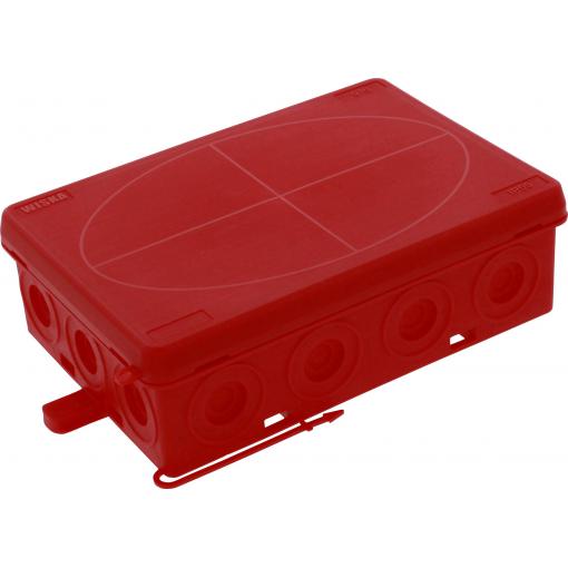 Wiska 10109600 rozbočovací krabice (d x š x v) 125 x 86 x 41 mm červená IP55 1 ks
