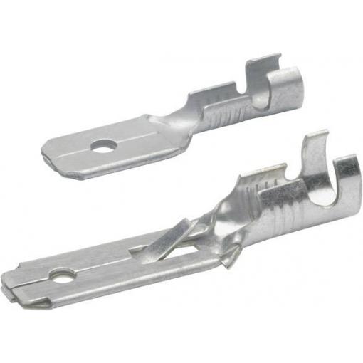 Klauke 2220 faston konektor Šířka zástrčky: 6.30 mm Tloušťka konektoru: 0.80 mm bez izolace mosaz 1 ks