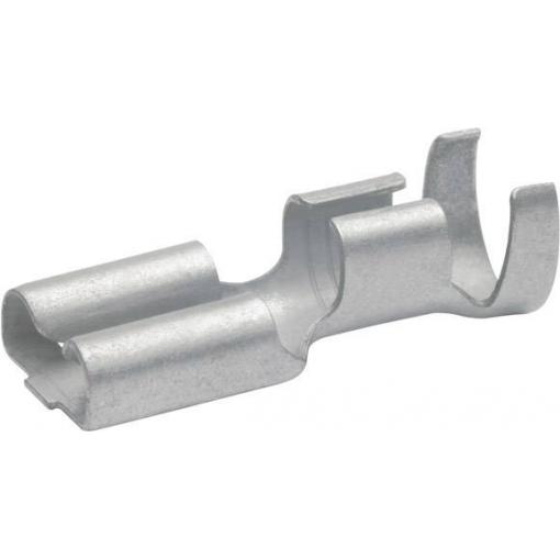 Klauke 2730 faston zásuvka Šířka zástrčky: 6.30 mm Tloušťka konektoru: 0.80 mm 180 ° bez izolace mosaz 1 ks