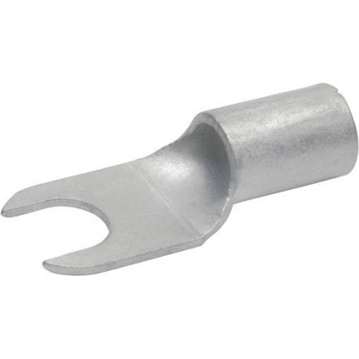 Klauke 1650C5 vidlicové kabelové oko 4 mm² 6 mm² bez izolace stříbrná 1 ks