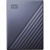 WD My Passport Ultra, My Passport Ultra, 2 TB, externí HDD 6,35 cm (2,5), USB-C®, modrá, WDBC3C0020BBL-WESN