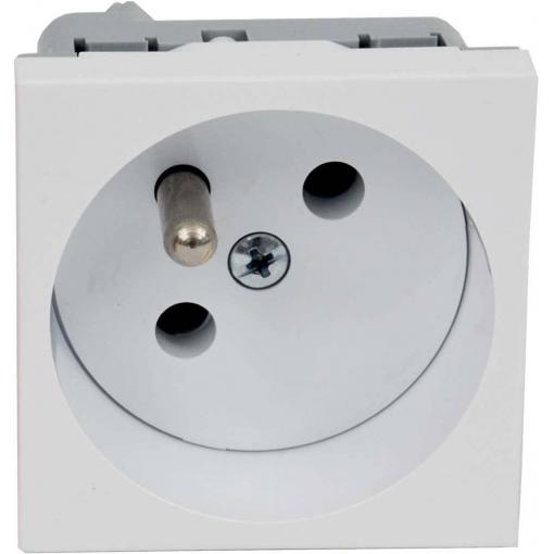 KOPOS QP 45x45_HB přístrojová vložka jednonásobná zásuvka (d x š) 45 mm x 45 mm 1 ks bílá