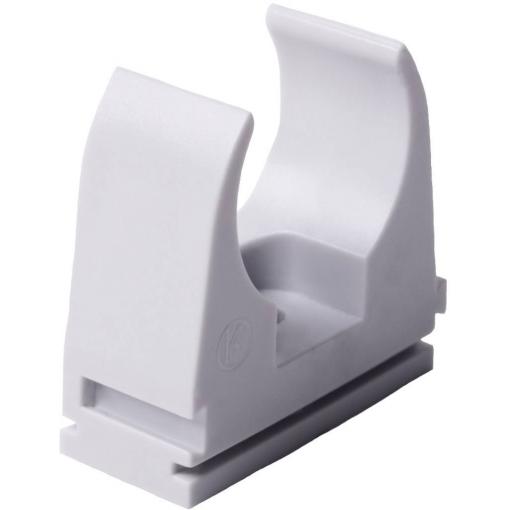 KOPOS 5332_KB fixační úchytka 15 mm šedobílá (RAL 7035) 1 ks