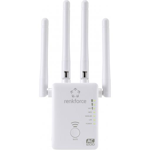 Renkforce WS-WN575A3 Dual Band AC1200 Wi-Fi repeater 2.4 GHz, 5 GHz opakovač, router, přístupový bod