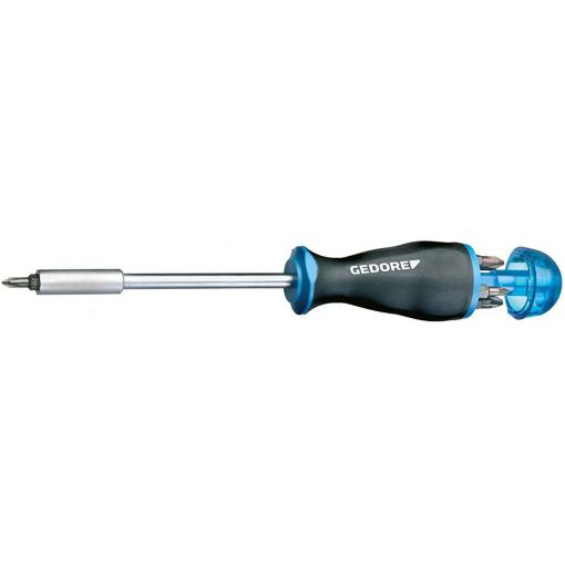 Gedore 169 šroubovák se zásobníkem bitů 1/4 (6,3 mm) 115 mm DIN 3126