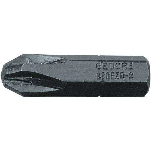 Gedore 890 PZD 3 6553410 křížový bit PZ 3 chrom-vanadová speciální ocel leštěný C 8 1 ks