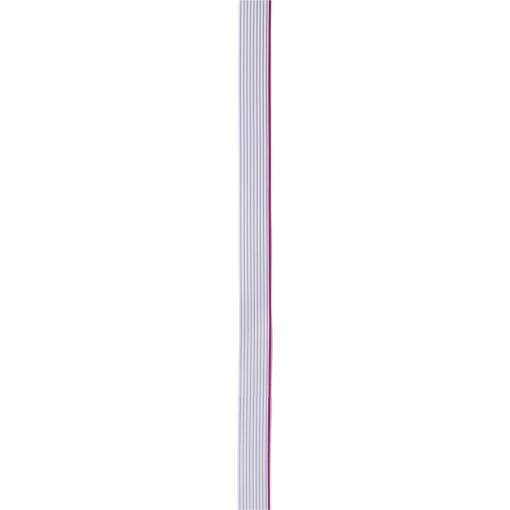 TRU COMPONENTS TC-7638604 datový kabel Rastr (rozteč): 1.27 mm 10 x 0.089 mm² šedá 30 m