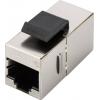 Digitus RJ45 / spojka RJ45 síťový adaptér CAT 5e [1x RJ45 zásuvka, RJ45 zásuvka 8p8c - 1x RJ45 zásuvka, RJ45 zásuvka 8p8c] niklová