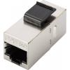 Digitus RJ45 / spojka RJ45 síťový adaptér CAT 5e [1x RJ45 zásuvka, RJ45 zásuvka 8p8c - 1x RJ45 zásuvka, RJ45 zásuvka 8p8c] niklová